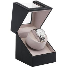 EU US AU UK Plug Automatic Mechanical Watch Winding Box Motor Shaker Watch Winder Holder Display Jewellery Storage Organiser CX20080325e