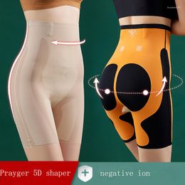 Women's Shapers 5D Shaper Women Latex Safety Shorts Sexy Slimming Flat Belly Control Panties Abdominal Underwear BuLift