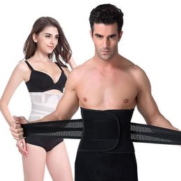 Men's Body Shapers Large Size Men Women Tummy Control Belt Waistband Tight Belly Sports Shaping Waist Trainer Tight-fitting C177L