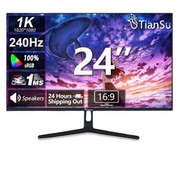 Tiansu 24 inch 240Hz Computer Monitor 144Hz for Pc Gamer 27 inch Fast IPS Screen Display Monitor 24'' 240 Hz FHD Monitors