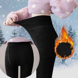 Women's Leggings Winter For Women Keep Warm Plus Thicken Elastic Trousers Female 2023 Clothing Seamless High Waist Skinny