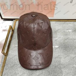 Ball Caps designer Women Leather Flower Embossed Mens Designers Baseball Hat Luxury fitted Sunhats Woman Hats LDSM