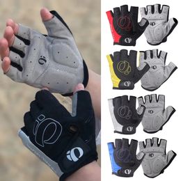 Cycling Gloves 1Pair Half Finger Anti-slip Anti-sweat Gel Bicycle Riding Shock MTB Road Mountain Bike Sports 231005