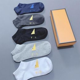 Men's Women's Socks Designer Casual Stockings With Letters High Quality A Box Of 5 Sports Socks250y