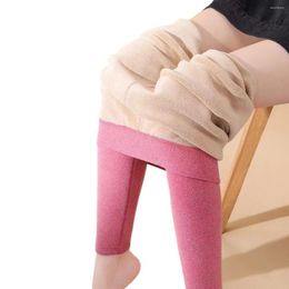 Women's Leggings Women Winter Underwear Pants Clothing Thick Elastic Berber Fleece Thermal First Layer