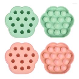 Baking Moulds H55A Strawberry Ice-Cubes Tray Silicone Mould Shapes To Make Chocolate Ice-Cube Trays DIY