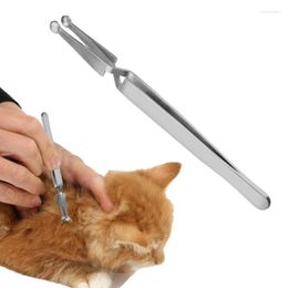 Dog Apparel Tick Remover Tool Portable Pet For Dogs Quality Stainless Steel Flea Grooming Supplies