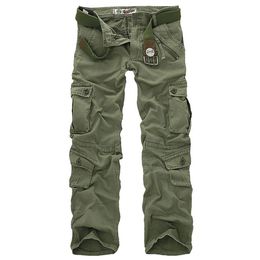 Men Cargo Pants 2019 Autumn Hip men cargo ousers military pants for man 7 Colours pants leisure cot293E