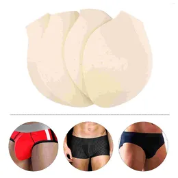 Underpants Sponge Pad Enlarge Men's Panty Liner Workout Shorts Bulge Pouch