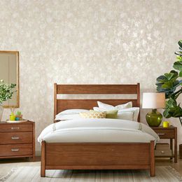 Wallpapers Antique American Style Rural Non-woven Floral Wallpaper Gray Beige Bedroom Living Room Background Wall Paper Non-self Adhesive