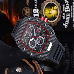 kaw Automatic date watch limited edition men's watch top brand luxury full-featured quartz watch silicone strap298y