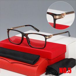 Designer Fashion optical frames luxury men and women Square business casual style shape sunnies Framed Spectacles classic Simple b315K