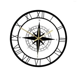 Wall Clocks Clock 12 Inch Round Modern Watch For School Living Room