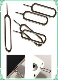 Whole SIM card pins needles for iphone opening car tray holder micro sim Eject Pin Key tool8001287