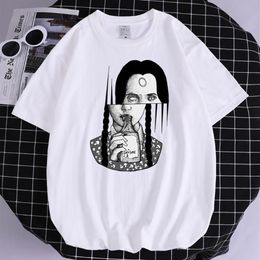 Mens Womens Unisex T Shirts Street Print 2021 Poisonous Girl Tee Clothes Crewneck TShirts S-XXXL Breathable Casual Wear Anime312g