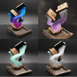 Decorative Objects Figurines Father of Creative Magic Dice Tower Magic Dice Tray Large Book Decoration Large Garden Dwarf Sculpture Statue Decoration 230928