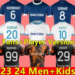 2023 2024 maillot soccer jerseys foot CUISANCE GUENDOUZI ALEXIS PAYET CLAUSS football shirts men kids VERETOUT Under Vitinha fans player