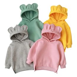 Jackets Style Infant Baby Boys Girls Clothes Children Kids Clothing Hooded Shirt Cute Cotton Coat Warm Long Sleeve Jacket for girls 231005
