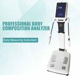 Factory Direct Sale Bioelectrical Impedance Body Composition Analyzer 4 Electrodes Health Testing Machine with Face Recognition System