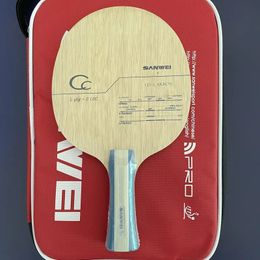 Table Tennis Raquets Sanwei CC ST handle 52 Carbon OFF Table Tennis Carbon Fibre Blade Ping Pong Racket Bat 231005