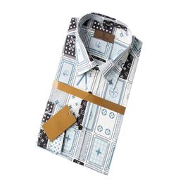 Luxurys Designers Men's Business Casuals shirt men long sleeve striped slim fit masculina wine social male T-shirts fashion c2898
