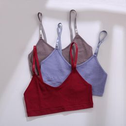 Camisoles & Tanks Seamless Bra Women Bras Wireless Adjustable Strap Bralette Woman 8 Colors For Lingerie Tank Tops Intimates S-XL