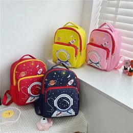 School Bags Children Cute Astronaut Rocket Fashion Backpacks Girl Boy Students Cartoon Lightweight Schoolbags for Travel 231006