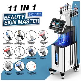 New Design 11 in 1 Hydra Skin Care Instrument Microdermabrasion Acne Treatment Face Lifting Water Replenishing Hydro Dermabrasion Machine