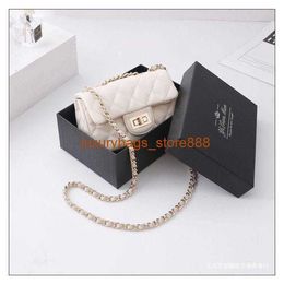 2023 New Single Shoulder Crossbody Soft Leather Small Square Fashion Mini Chain Bag Handbag Factory Wholesale Retail