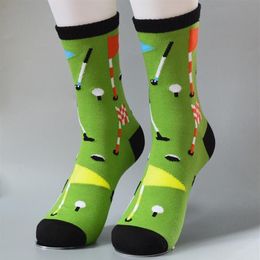 Men's Socks Unisex Adults Breathable Knee-high Stockings Thicken Anti-skid To Keep Warm Funny Printing Cartoon Mid-calf Lengt2549