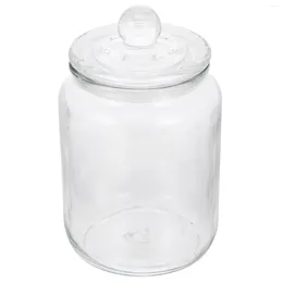 Storage Bottles Glass Container Coffee Jar Transparent Sugar Bowl Dried Fruit Food Cereals Containers Jars For Spices