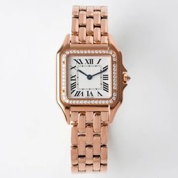 Women Watch for Ladies New Designer Watches Square Panthere Fashion Quartz Movement Watches Women Tank Gold Silver Watches Montre De Luxe Bu