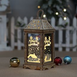 Christmas Decorations Wooden Lights Wind Lights Christmas Scene Layout Props Gift Ornaments