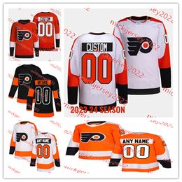 2023 Hockey-Trikot Sean Couturier Carter Hart Scott Laughton Travis Konecny Ryan Ellis Cam Atkinson Travis Sanheim Trikots individuell genähte Herren-Jugend