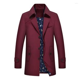 Men's Trench Coats 2023 Arrival Super Large Autumn Windbreaker Men Thin Spring And Single Breasted Casual Coat Plus Size 6XL