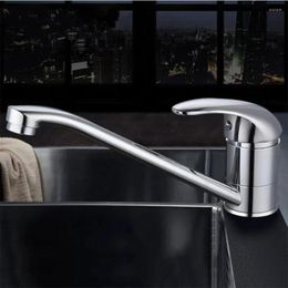Kitchen Faucets Tap Faucet Single Handle Sink Swivel Washbasin Water Nozzles Zinc Alloy Accessories Cold
