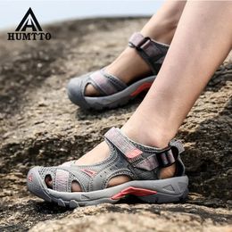 Water Shoes HUMTTO Outdoor Womens Sandals Breathable Hiking Shoes Mens Sports Sandals Trekking Shoes Fishing Sneakers Beach Aqua Water Shoes 231006