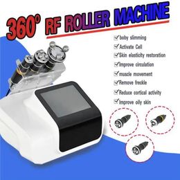 3 Lights Roll RF 360 Degree Radio Frequency Skin Tightening Machine 360 Radio Frequency Rotation Slimming Skin Rejuvenation Device