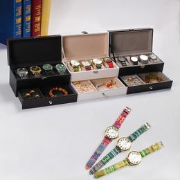 Watch Boxes Organiser Box Storage For Travel Watches Carbon Fibre Case Display Multi-Purpose And Jewellery