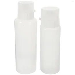 Dinnerware Sets 2 Pcs Squeeze Bottles Portable Jam Dressing Squirt Container Condiment Sauce Kitchen Accessories