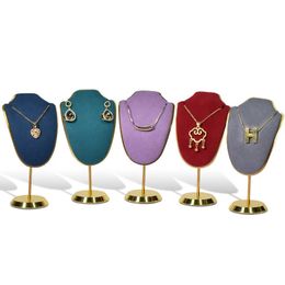 Jewelry Boxes Mini Necklace Holder Pendant Display 11cm~15cm Heigh Jewellry Mannequin Bust 231006