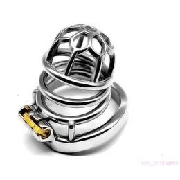 Chastity Devices Male Chasity Cock Cages Steel BDSM Bondage Stainless Steel Penis Mens Sex Toy 4A06