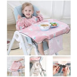 Bibs Burp Cloths High Quality borns Bib Table Cover Baby Dining Chair Gown Waterproof Saliva Towel Burp Apron Food Feeding Accessories 231006