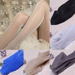 Socks & Hosiery Fashion Women Ladies Sexy Charming Shiny Pantyhose Glitter Stockings Womens Glossy Thin Tights Summer Autumn 2021202S