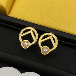 Designer Fashion Womens Earrings Jewellery Classic Elegant Jewellery Rose Gold Earring For Women Wedding Party Luxury Brand Letter Ear Studs