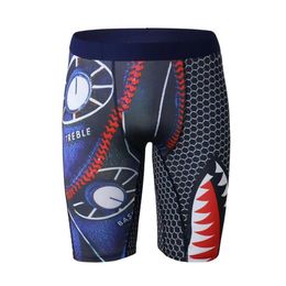 New men underpant cotton fashion boxers breathable Geometric pattern underpants Shorts Pants hip hop fashion style 10 styles Novel259e