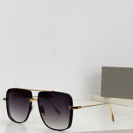 New fashion design men sunglasses S157 metal square frame retro simple and generous style high end UV400 lens protection glasses