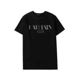 Designers Mens T Shirt Luxury Gold stamping printed letter TShirts Short Summer Fashion Women Casual with Brand Letter tshirt235H