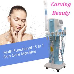 Professional Skin Management 13 In 1 Hydro Dermabrasion Water Skin Jet Peel Facial Clean Beauty Machine Multi-function Skin Tightening Beauty Equipment