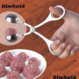 Meat Poultry Tools Stainless Steel Meatball Maker Clip Fish Ball Rice Making Mould Form Tool Kitchen Accessories Gadgets Cuisine Co Dhrk4